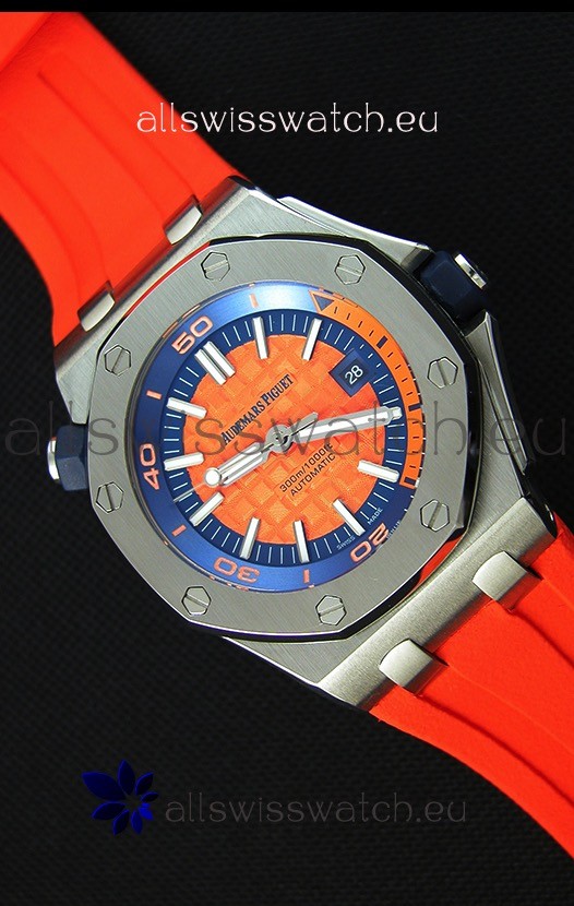 Audemars Piguet Royal Oak Offshore Diver Japanese Automatic Replica Watch in Orange