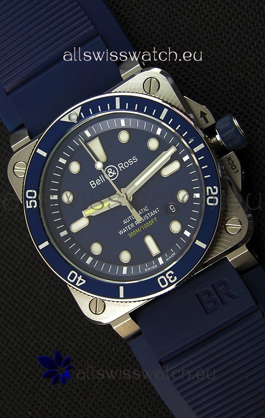 Bell & Ross BR03-92 Diver Blue Swiss Replica Watch 1:1 Mirror Replica