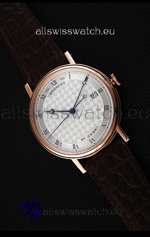 Breguet Classique 5177BR/12/9V6 Rose Gold Watch with Roman Hour Markers