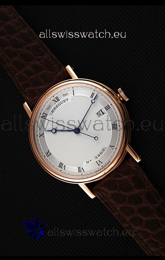 Breguet Classique 5177BR/15/9V6 Rose Gold Watch with Roman Hour Markers