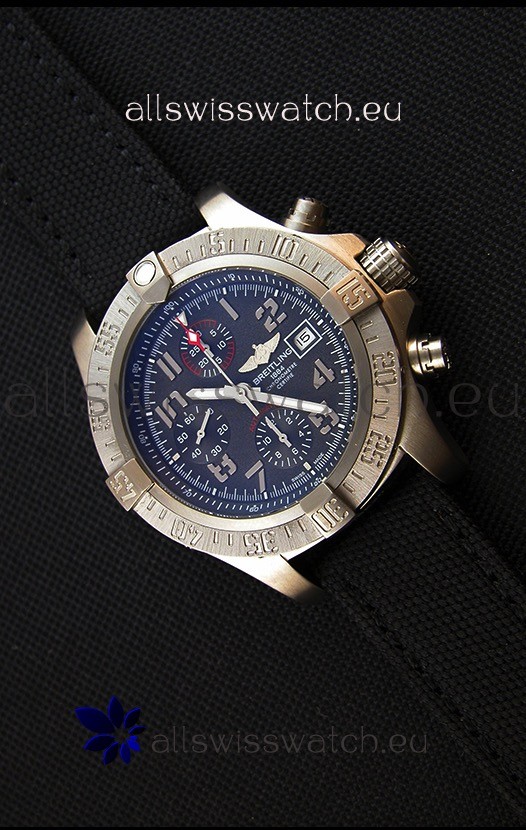 Breitling Avenger Titanium Case Swiss Replica Watch Black Dial 1:1 Mirror Replica Watch