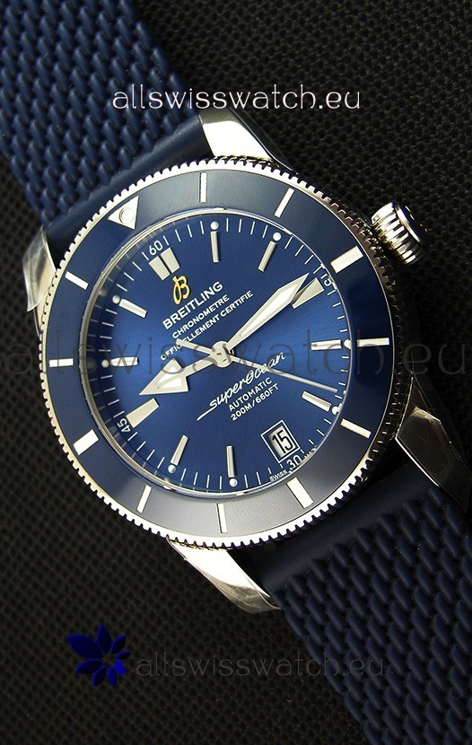 Breitling SuperOcean Heritage II B20 42MM Blue Dial Swiss Replica Watch - 1:1 Mirror Edition