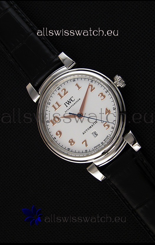 IWC Schaffhausen DA Vinci IW356601 Automatic Swiss Watch White Dial 1:1 Mirror Replica 