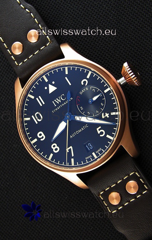 IWC Big Pilot's IW501005 Heritage Swiss Replica Watch - Functional Power Reserve 1:1 Mirror Replica
