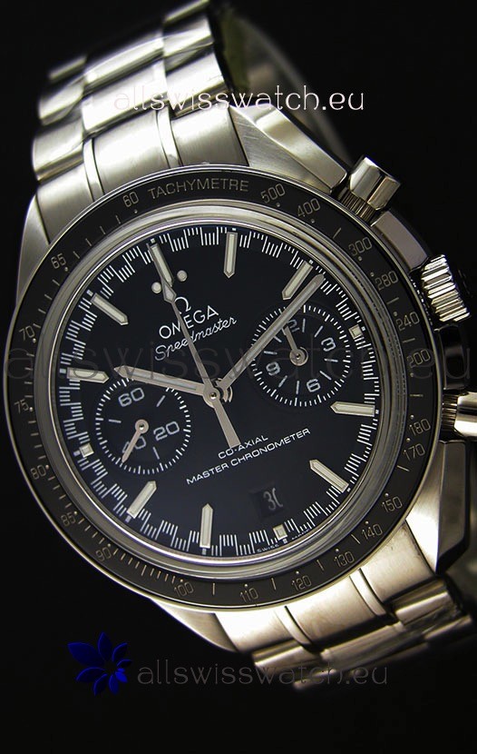 Omega Speedmaster Racing Co-Axial Master Chronograph Swiss Replica Watch Black Dial
