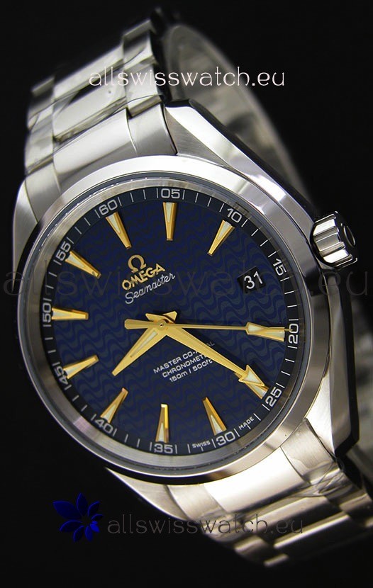 Omega Seamaster Aqua Terra Co-Axial Blue Limited Edition Swiss 1:1 Mirror Replica