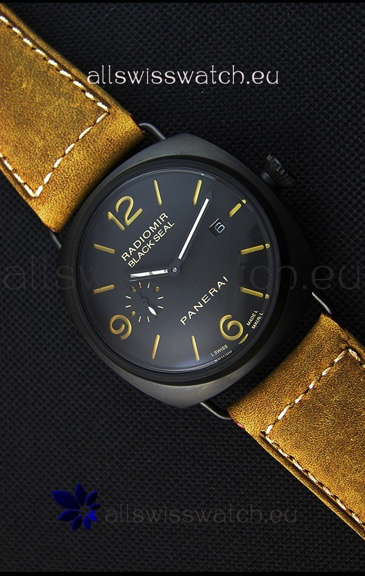 Panerai Radiomir Black Seal PAM292 Japanese Replica Watch in Black Dial 