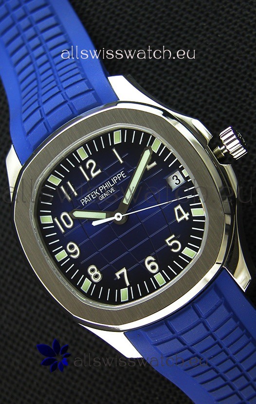 Patek Philippe Aquanaut 5168G-001 Swiss Replica Watch Blue Dial - 1:1 Mirror Edition 