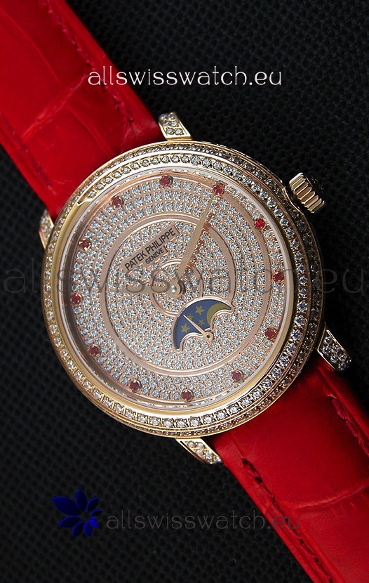 Patek Philippe Complications 4968/R Swiss Replica Rose Gold Case Watch 