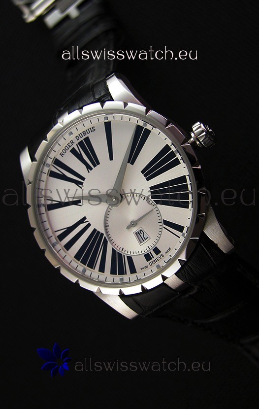 Roger Dubuis Excalibur RDDBEX0460 Steel White Swiss Replica Watch 