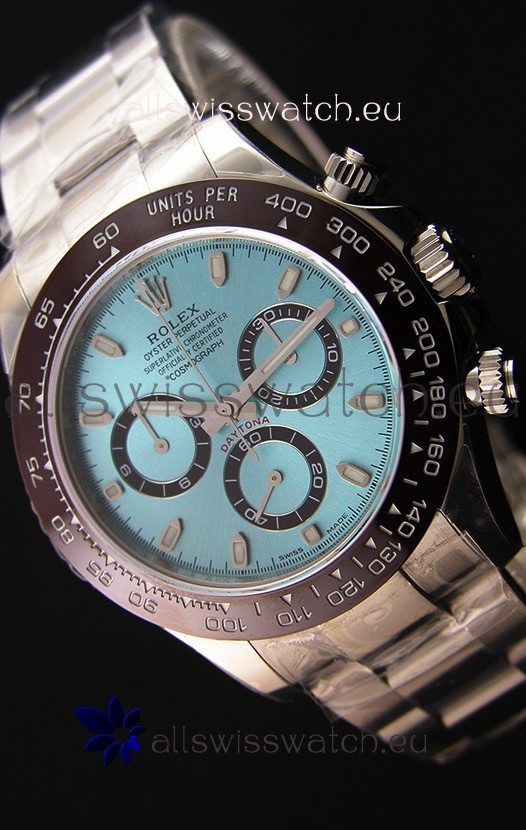 Rolex Cosmograph Daytona 116506 ICE BLUE Dial Original Cal.4130 Movement - Ultimate 904L Steel Watch 