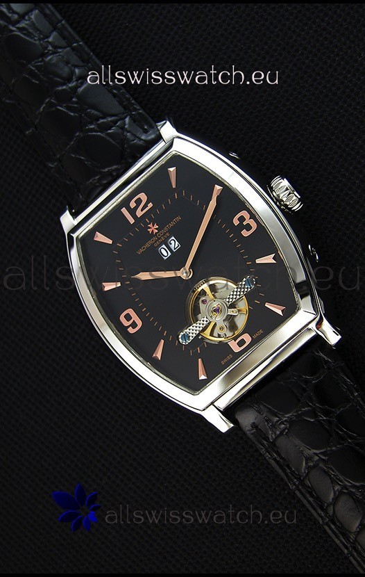 Vacheron Constantin Malte Japanese Tourbillon Replica Watch Black Dial