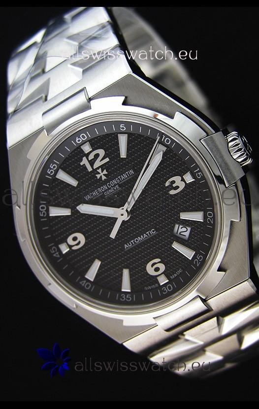 Vacheron Constantin Overseas Black Dial Swiss Replica Watch 