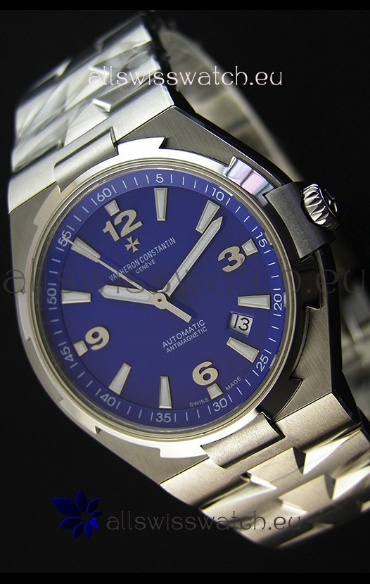 Vacheron Constantin Overseas Blue Dial Swiss Replica Watch 