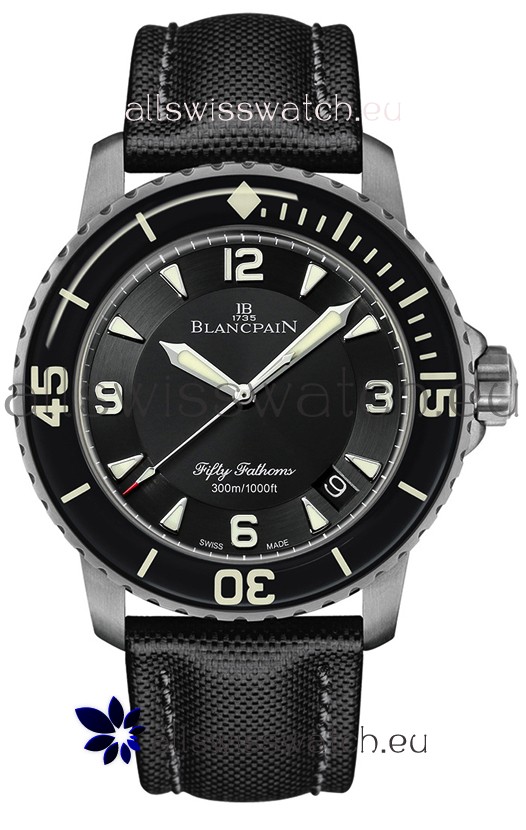 Blancpain Fifty Fathoms Automatique Titanium Edition Swiss Replica Watch in 1:1 Mirror Quality