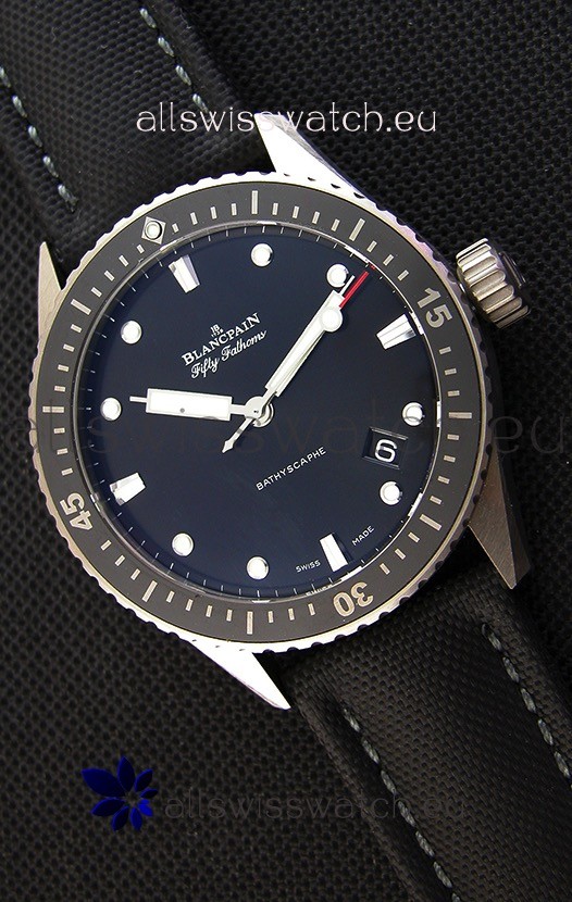 Blancpain Fifty Fathoms BATHYSCAPHE Titanium Edition Swiss Replica 1:1 Swiss Watch