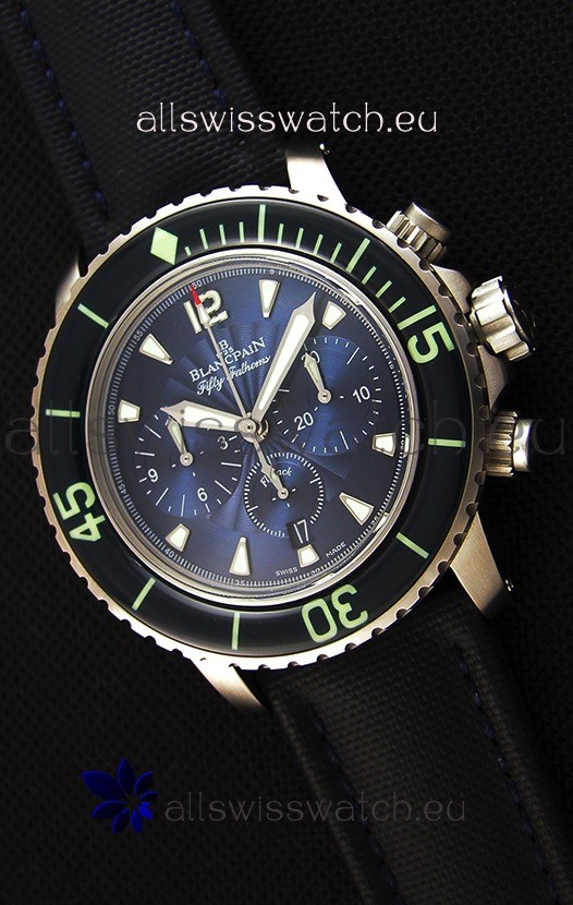 Blancpain Blancpain Fifty Fathoms Chronograph Flyback Blue 1:1 Mirror Replica Watch