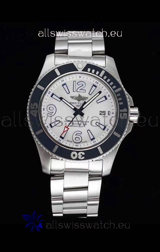 Breitling Superocean Automatic 44 Steel - White Dial 1:1 Mirror Replica