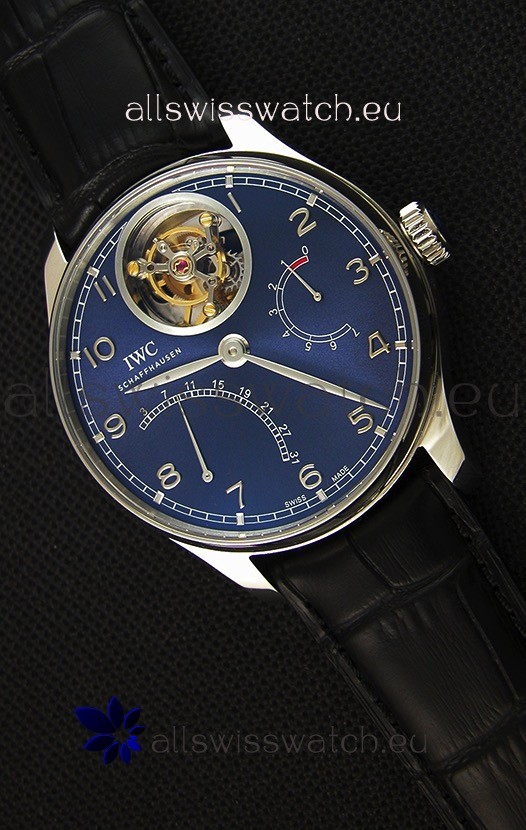 IWC Portugieser Tourbillon Mystere Retrograde Blue Dial UPDATED 2019 Version 