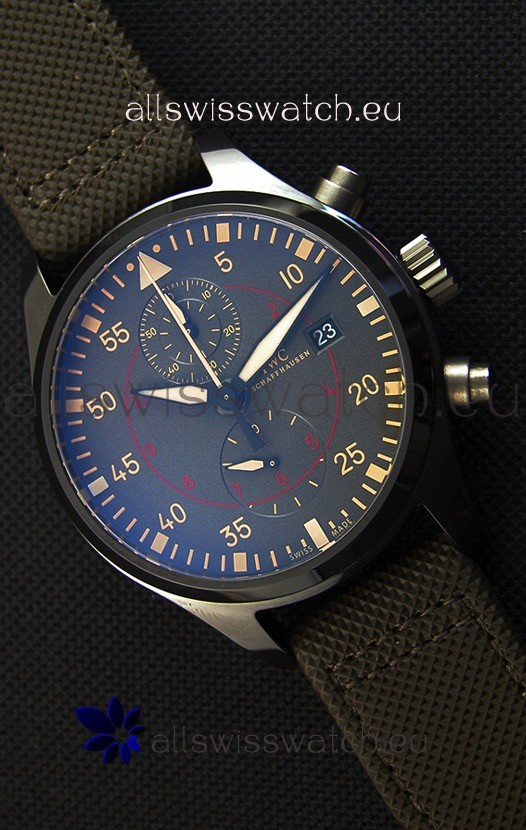 IWC Pilot's Watch Chronograph Top Gun Miramar IW389002 Ceramic Anthracite Dial 1:1 Mirror Replica 