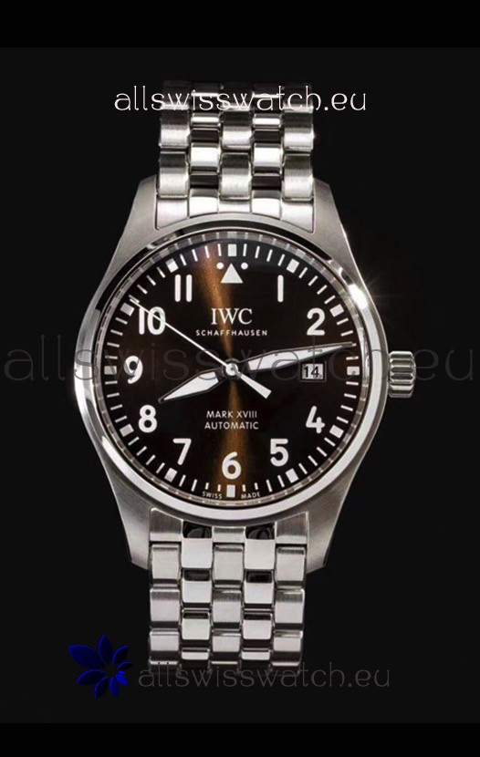 IWC MARK XVIII Antoine de Saint-Exupéry Edition in 904L Brown Dial 40MM - 1:1 Mirror Replica