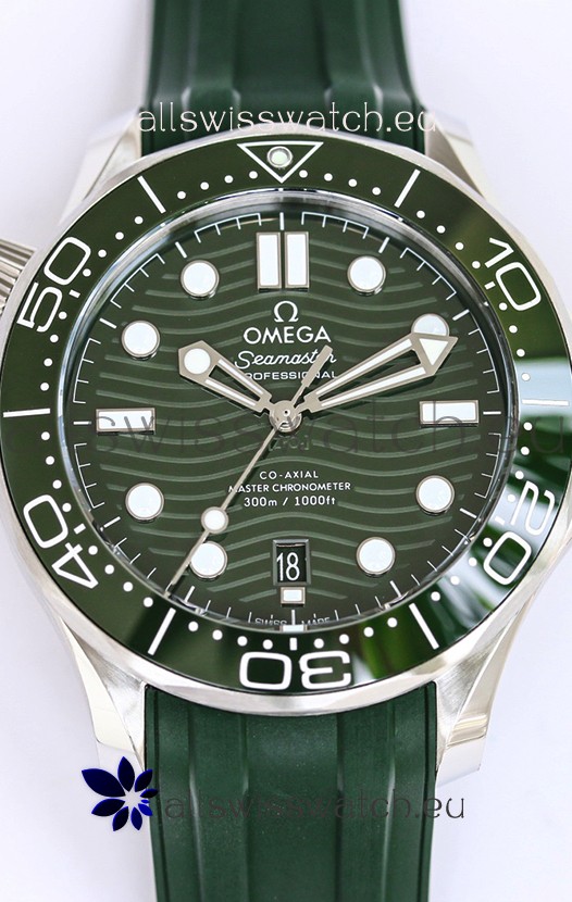 Omega Seamaster 300M Master Chronometer Green Swiss 904L Steel 1:1 Mirror Replica Watch