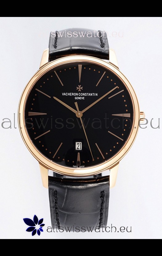 Vacheron Constantin Patrimony Rose Gold 1:1 Mirror Replica Watch 40MM 904L Steel 