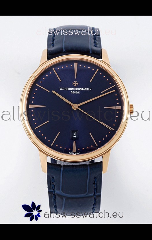 Vacheron Constantin Patrimony Rose Gold 1:1 Mirror Replica Watch 40MM 904L Steel 
