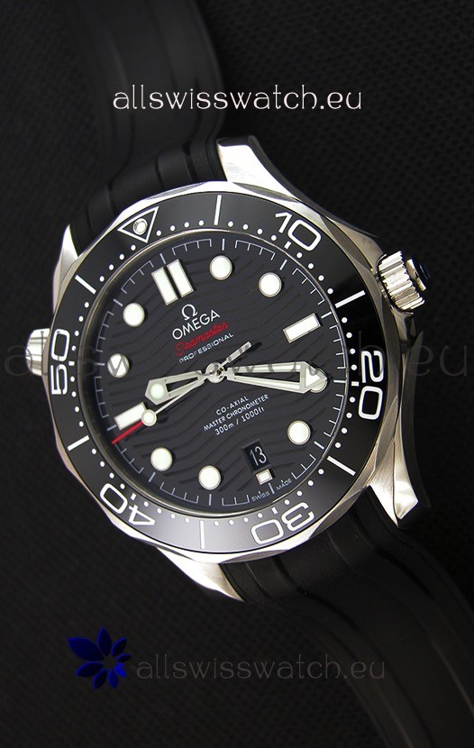 Omega Seamaster 300M Co-Axial Master Chronometer BLACK Swiss 1:1 Mirror Replica Watch 