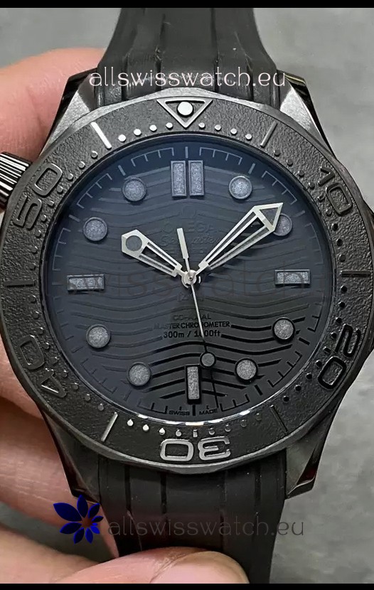 Omega Seamaster 300M "Black Black" Ceramic Case Swiss 1:1 Mirror Replica Watch