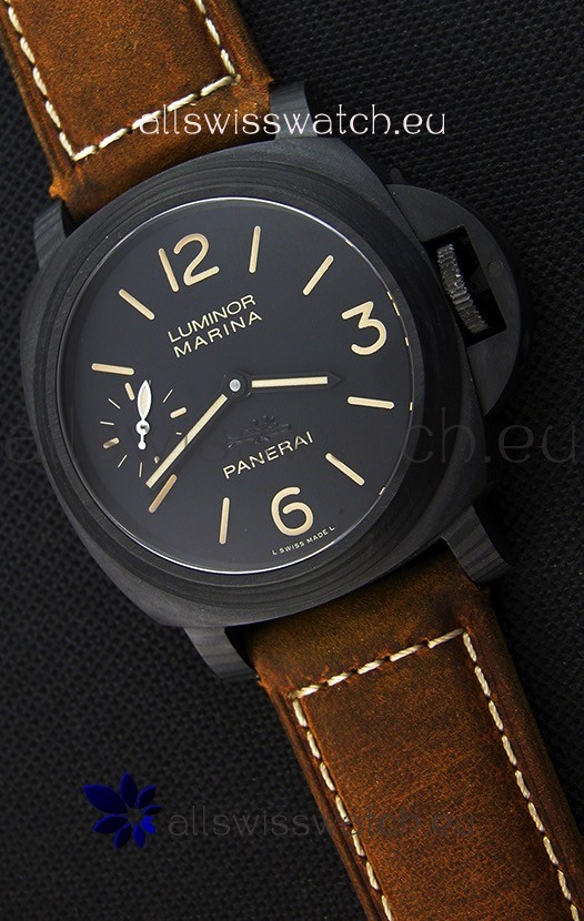 Panerai Luminor Marina Carbotech Beverly Hills Boutique Edition Swiss Replica Watch 