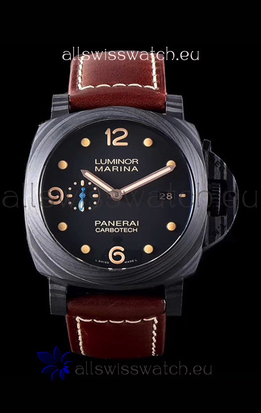 Panerai Luminor Marina PAM661 Carbotech 1:1 Mirror Replica Watch 2020 Improved Version