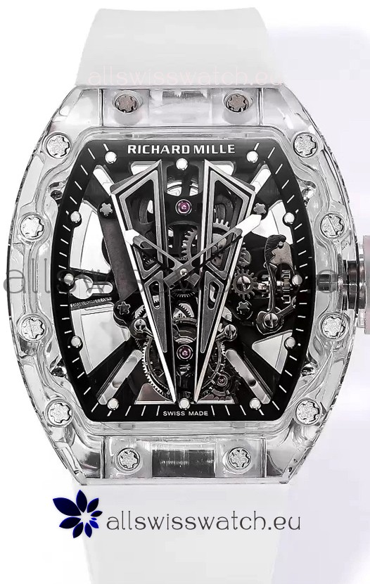 Richard Mille RM27-03 Sapphire Casing with Genuine Tourbillon Movement 1:1 Ultimate Replica
