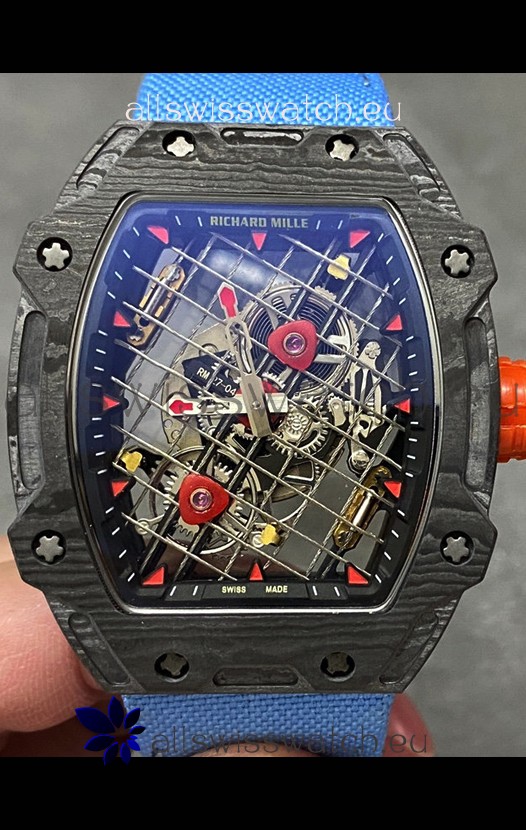 Richard Mille RM27-04 Carbon Fiber Casing 1:1 Swiss Replica Watch 