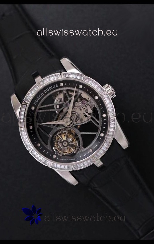 Roger Dubuis Excalibur Spider Flying Tourbillon Skeleton Titanium Casing 1:1 Mirror Swiss Watch