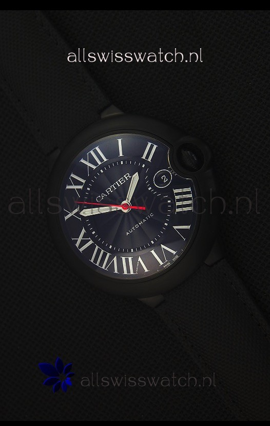 Cartier Ballon Bleu 42MM DLC Coated Swiss Replica Watch