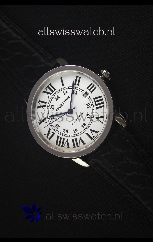Cartier "Ronde De Cartier" Stainless Steel Case Watch 