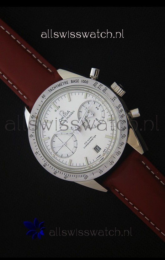 Omega Speedmaster 57 Co-Axial Chronograph Watch in Leather Strap