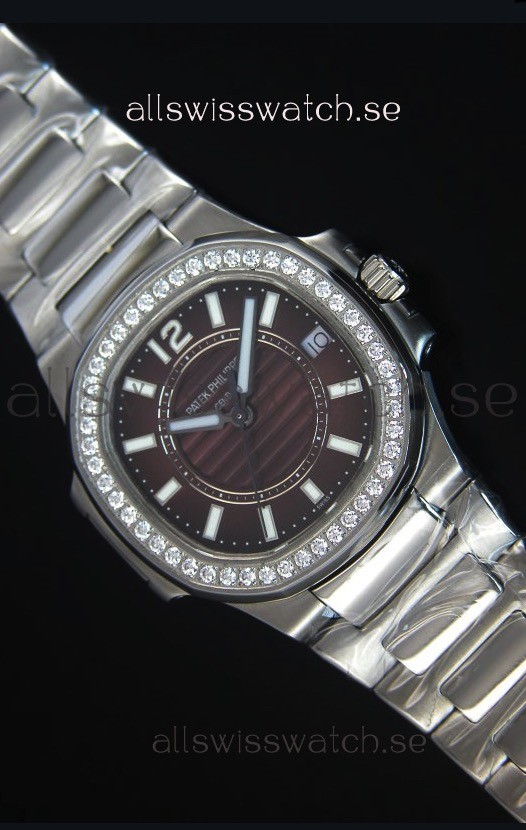 Patek Philippe Ladies Nautilus Stainless Steel Watch 36MM 