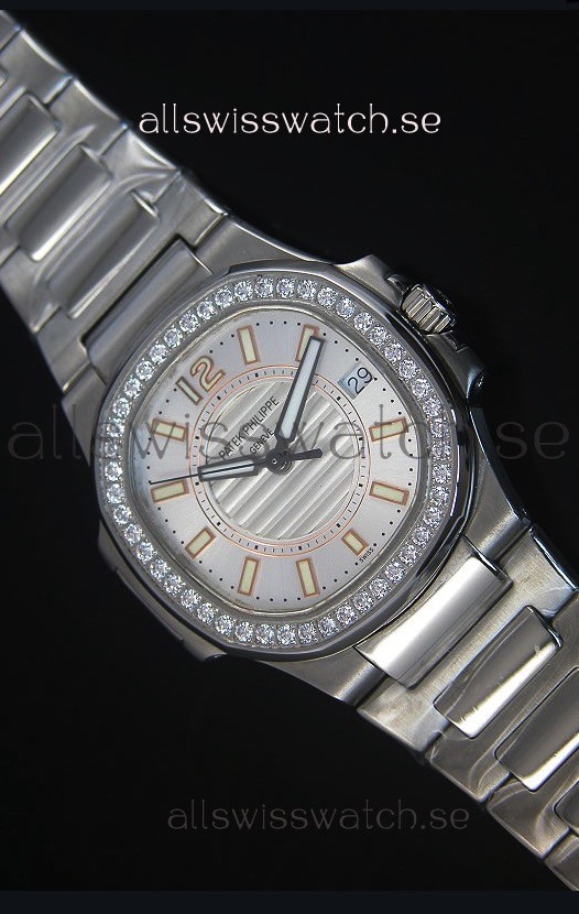 Patek Philippe Ladies Nautilus Stainless Steel Watch 36MM 