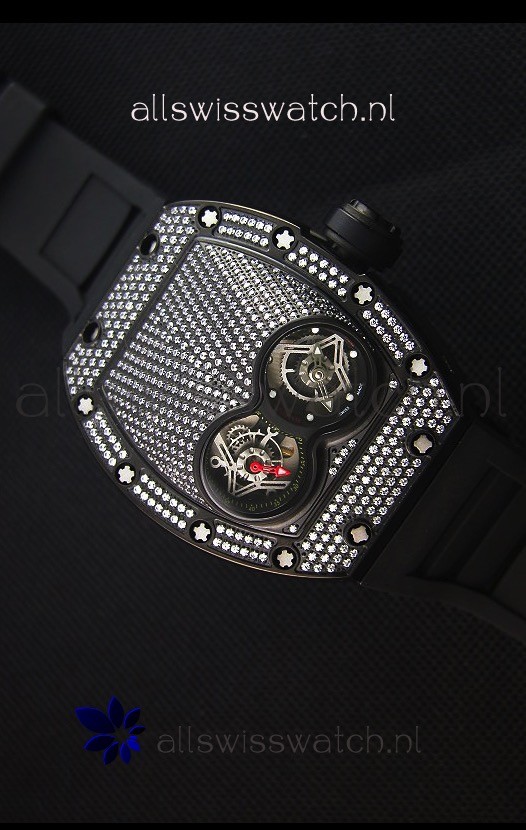 Richard Mille RM053 Tourbillon Pablo Mac Donough Swiss Replica Watch in PVD Case