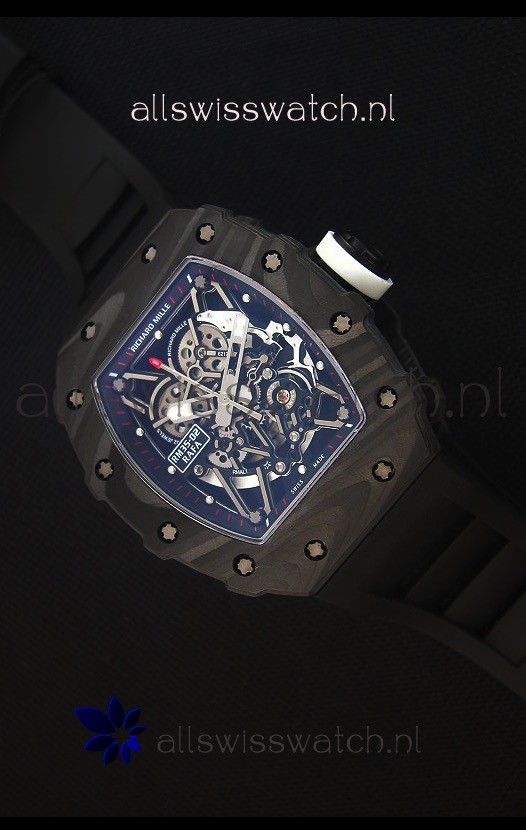 Richard Mille RM035-2 Rafael Nadal Forged Carbon Case with White Crown