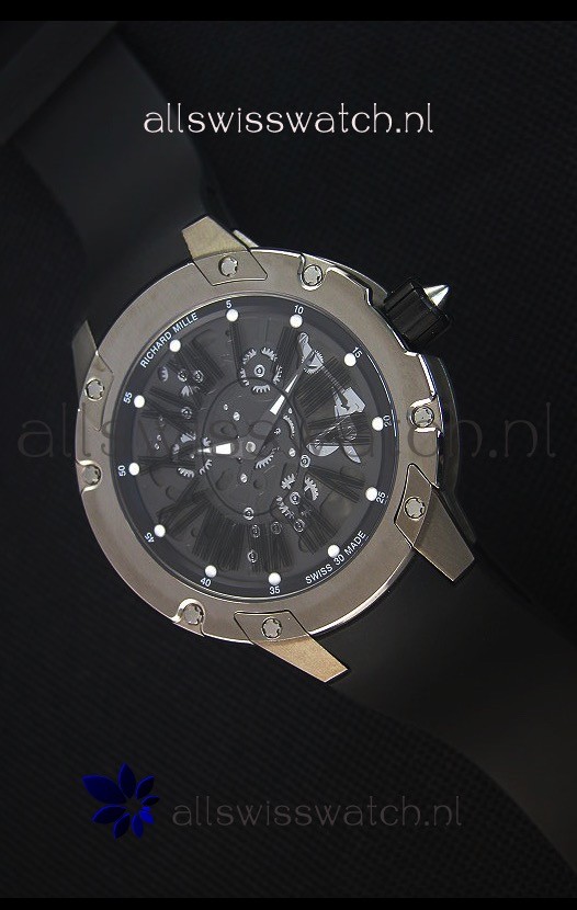 Richard Mille RM033 Extra Flat Edition Titanium Swiss Replica Watch Roman Numerals