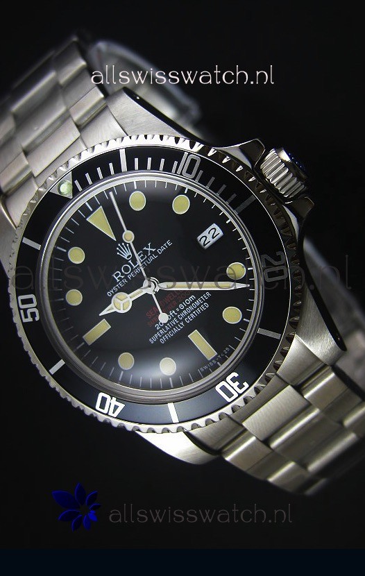 Rolex Sea Dweller Double Red 1665 Vintage Edition Japanese Movement Watch