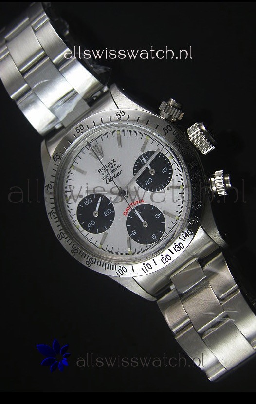 Rolex Daytona Vintage 6263 for CARTIER Edition Swiss Replica Watch with Steel Bezel