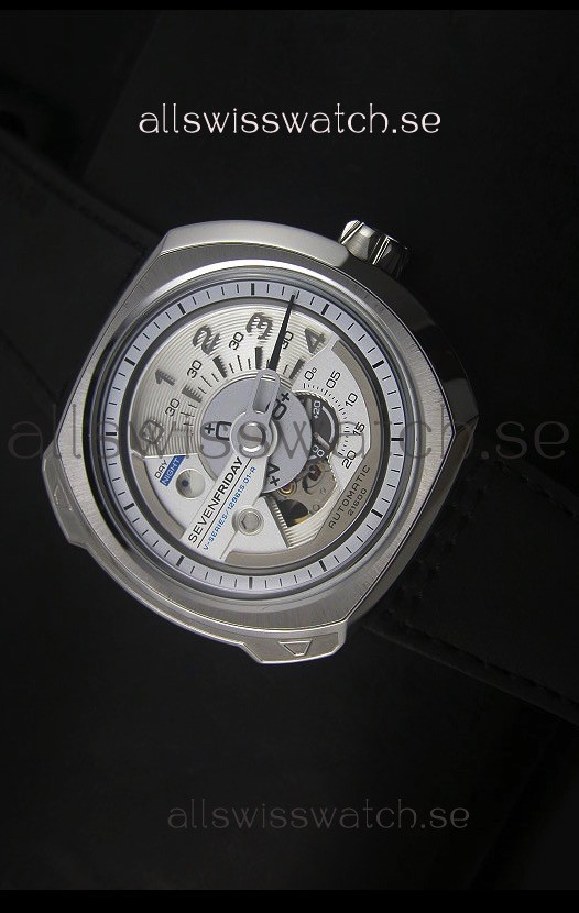 SevenFriday V02-01 Miyota 82S7 Movement 1:1 Edition White Dial