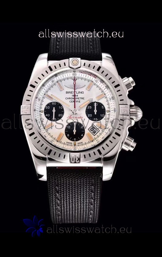 Breitling Chronomat Airbone 1:1 Mirror Replica Watch in White Dial