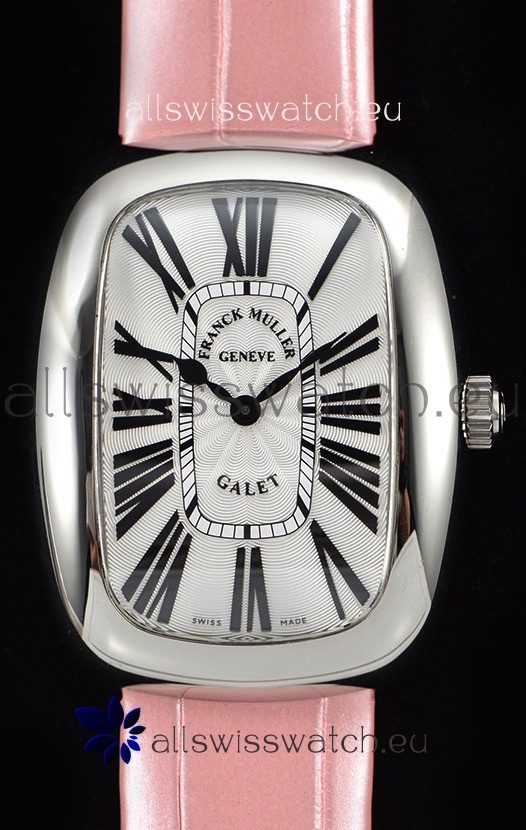 Franck Muller Galet Ladies Swiss Quartz Pink Strap Watch
