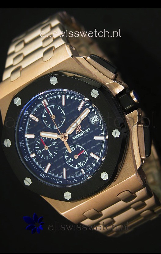 Audemars Piguet Royal Oak Offshore Watch in Pink Gold Case