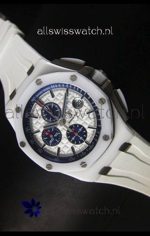 Audemars Piguet Royal Oak Offshore White Ceramic - Ultimate 1:1 3126 Movement